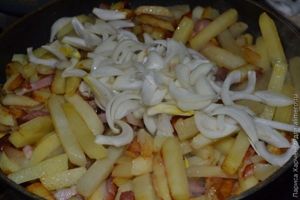 картофель с беконом