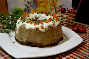 мясной кулич