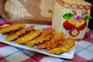 оладьи с кукурузой