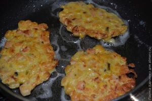 оладьи с кукурузой