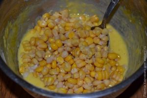оладьи с кукурузой