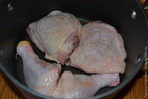 курица в сырном соусе