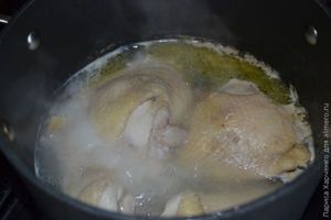 курица в сырном соусе