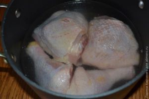 курица в сырном соусе