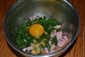гренки с ветчиной