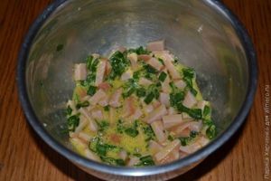 гренки с ветчиной