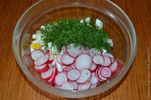 мясной салат