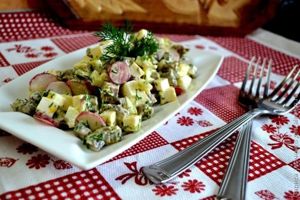 мясной салат