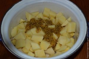 картошка, запеченная с горчицей
