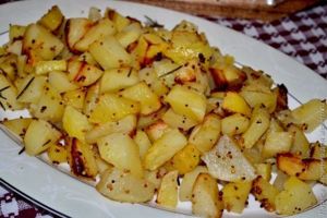 картошка, запеченная с горчицей