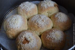 рецепт дрожжевых булочек с начинкой
