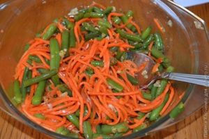 стручковая фасоль по-корейски