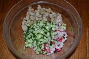 окрошка на сыворотке