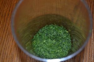 куриное филе в шпинатном кляре