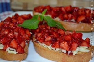 закусочная брускетта