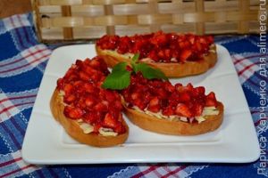 закусочная брускетта