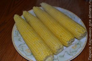 вареная кукуруза