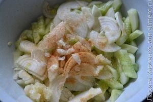 салат из огурцов