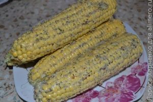 запеченная кукуруза