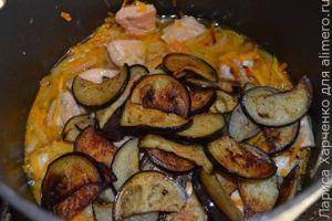 баклажаны с мясом