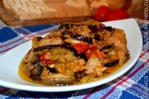 баклажаны с мясом