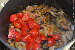 баклажаны с мясом
