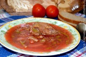 рецепт борща