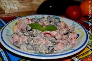 теплый салат