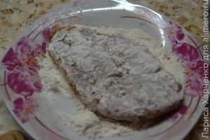 куриное филе в миндальных хлопьях