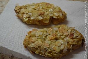куриное филе в миндальных хлопьях