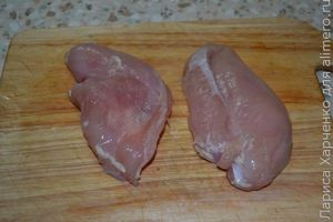 куриное филе в миндальных хлопьях