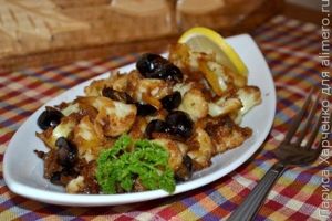 теплый салат