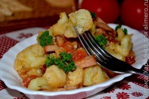 теплый салат