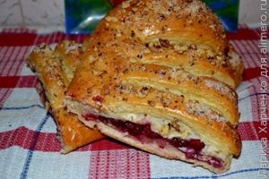 вишневый рулет