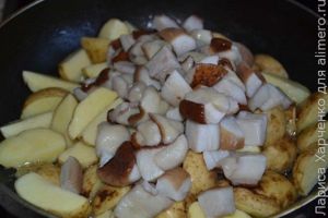картошка с грибами