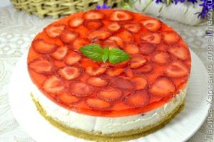 торт без выпечки
