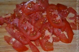 омлет с овощами