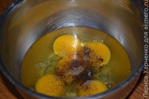 омлет с овощами