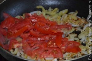 омлет с овощами