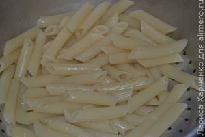 макароны с овощами