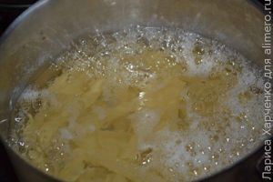 макароны с овощами