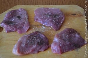 свинина с грушами