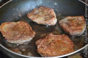 свинина с грушами