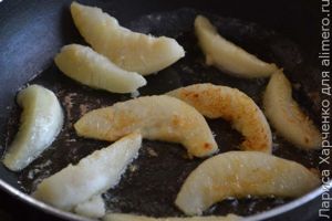 свинина с грушами