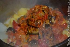 картошка с овощами