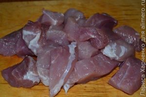 овощи с мясом и маслинами