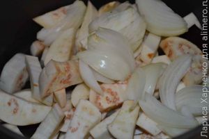 картошка с баклажанами и грибами