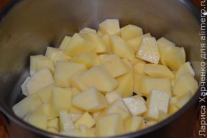картошка с баклажанами и грибами