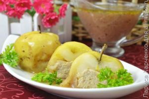 фаршированные яблоки