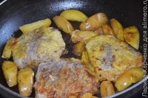 свинина с яблоками